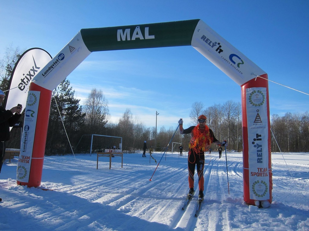 Roslagsloppet 2015 längdskidåkning med David Holmström