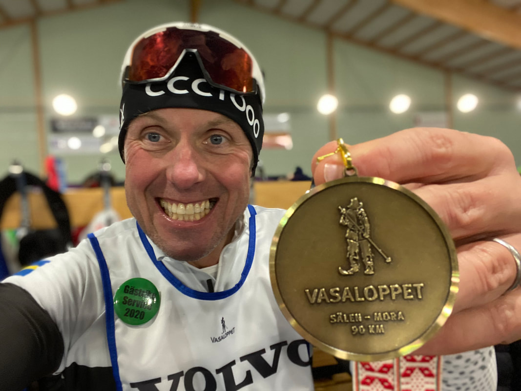 Vasaloppet 2020 Fredrik Erixon medalj