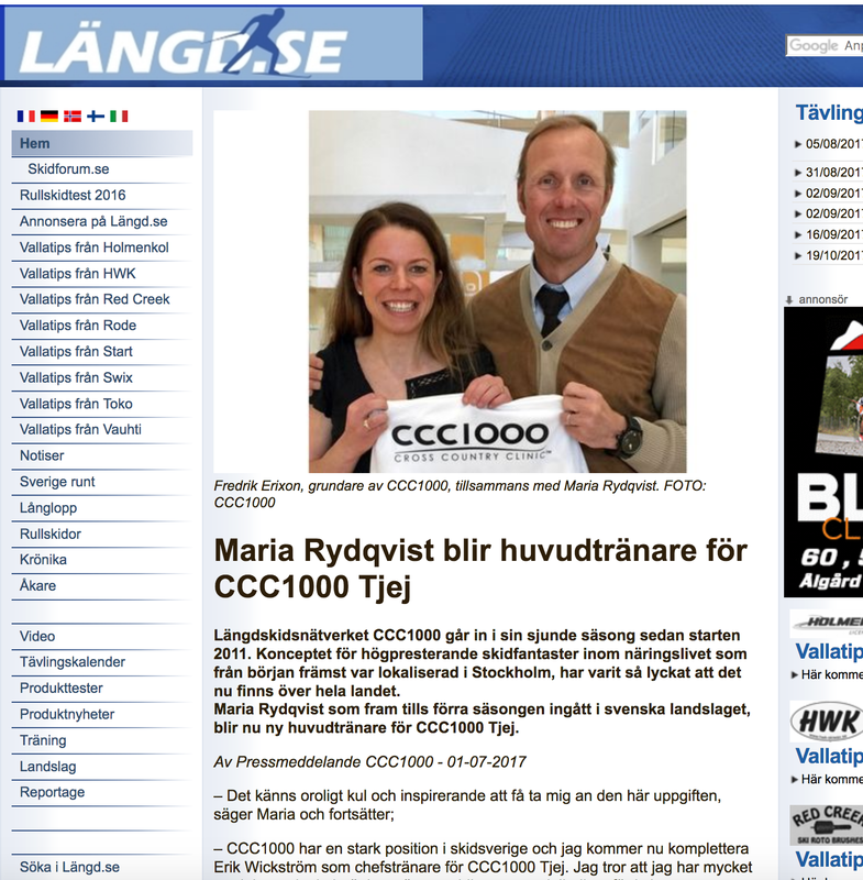 CCC1000 tjej och Maria Rydqvist med Fredrik Erixon
