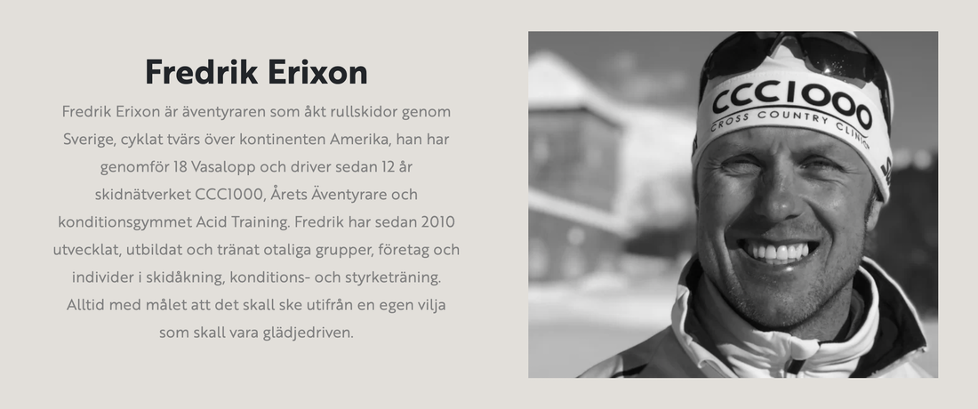 Längdskidsläger med Fredrik Erixon 2023