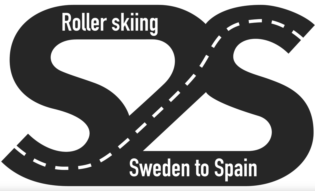Sweden to Spain på rullskidor Fredrik Erixon